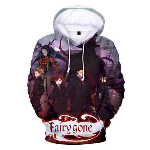 Image of Unisex 3D Casual Hoodie Sweatshirts - Fairy Gone Cartoon TV Pullover