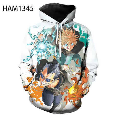 Image of Anime Fashion Black Clover 3D Printed Hoodie Pullover