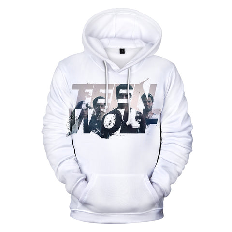 Image of Classic TV Series Teen Wolf Hoodies - Printed Hip Hop Clothes