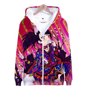 Cartoon Idol Time Pripara 3D Zipper Hoodie - Hooded Zip-Up Pullovers Sweatshirt