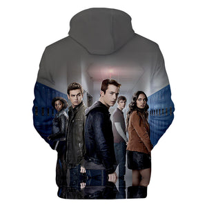 TV Series 13 Reasons Why 3D Printed Hoodie - Hooded Pullover Streetwear