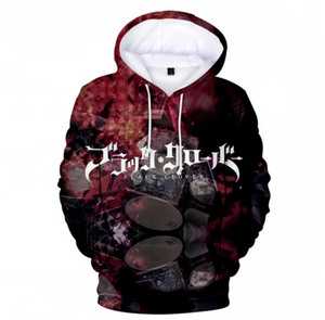 Anime Black Clover Hoodie Sweatshirt - Casual Streetwear