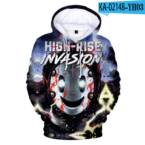 Image of High-Rise Invasion Sweatshirt - 3D Printed School Hoodies