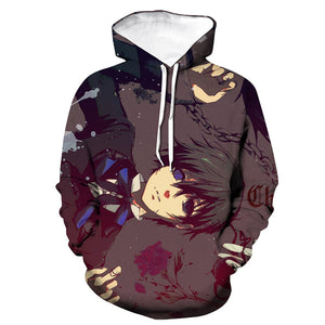 Anime Hooded Pullover - Black Butler 3D Printed  Hoodies