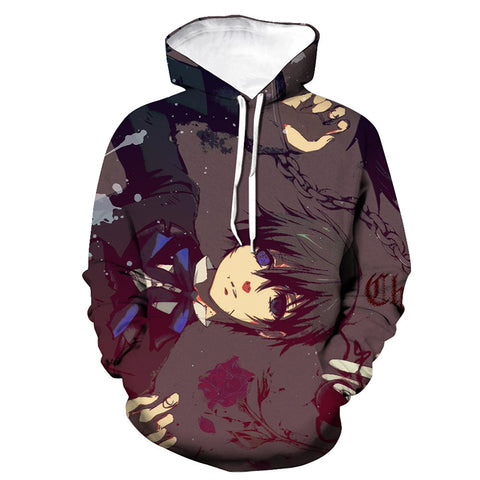 Image of Anime Hooded Pullover - Black Butler 3D Printed  Hoodies