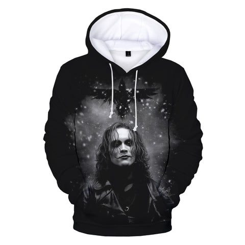 Image of Horror Movie The Crow Hoodie - 3D Printed Outwear