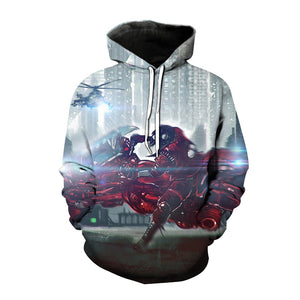 Anime Trendy Akira 3D Printed Hoodies Pullover