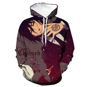 Anime 3D Printed Hooded Pullover - Black Butler Hoodies