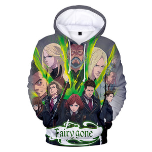 Unisex 3D Casual Hoodie Sweatshirts - Fairy Gone Cartoon TV Pullover