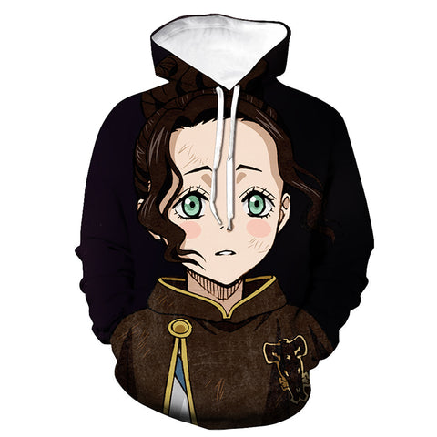 Image of Black Clover 3D Printed Hoodies - Anime Hooded Pullover