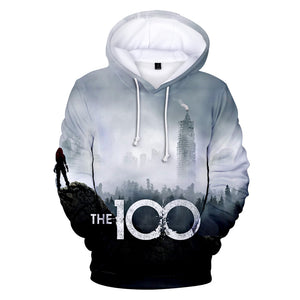 The Hundred Science Fiction Drama 3D Printed Streetwear Hoodies