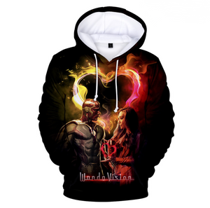 3D Printed Fashion Wanda Vision Hoodie Sweatshirts