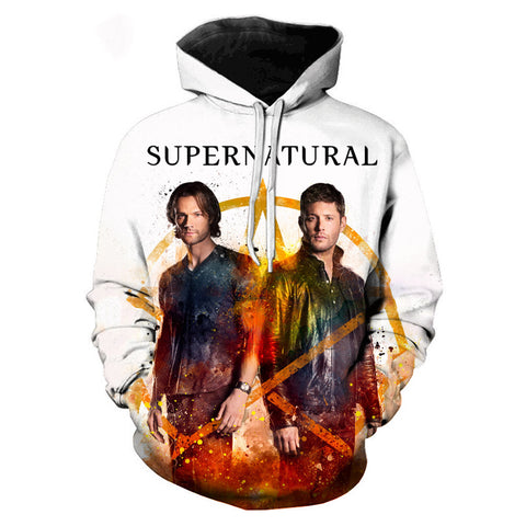 Image of TV Series Supernatural Hoodies - 3D Hooded Sweatshirts