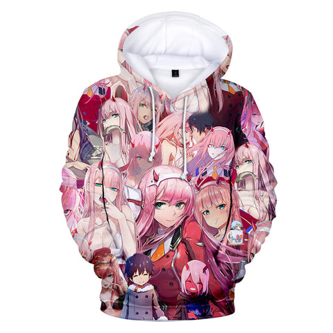 Image of Anime 3D Hoodies - DARLING In The FRANXX Hooded Pullovers