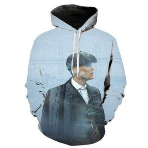 Fashion 3D Printed Hoodie - Peaky Blinder Hooded Pullover