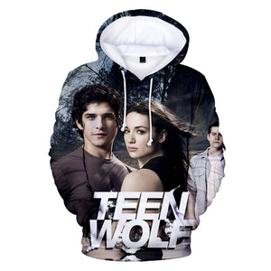 TV Series Teen Wolf Hoodies - Printed Hip Hop Clothes