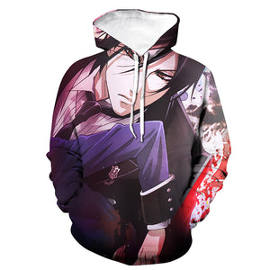 Anime 3D Printed Hooded Pullover - Black Butler Hoodies