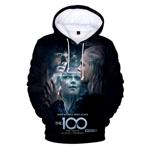 Image of The Hundred Science Fiction Drama 3D Printed Streetwear Hoodies