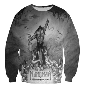 3D Printed Manowar Final Battle World Long Sleeves Hoodies Sweatshirt