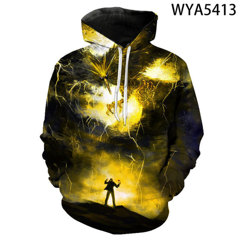 Image of Fashion Casual Pokemon Hoodies - 3D Printed Sweatshirts Pullover