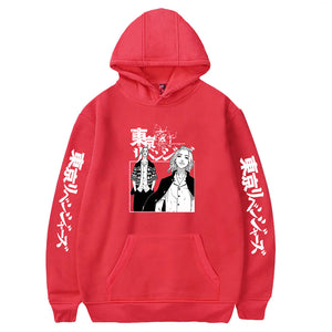 Anime Tokyo Revengers Hoodies Mikey Draken Printed Pullover Sweatshirts