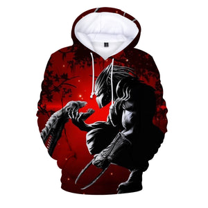 The Predator Fashion Hoodie -  Casual 3D Printed Sweatshirts