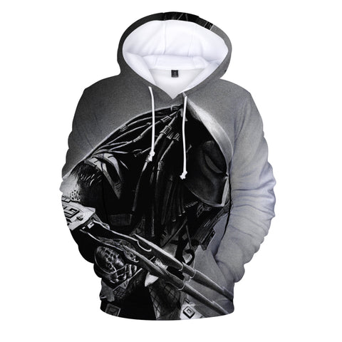 Image of Fashion The Predator Hoodie -  Casual 3D Printed Sweatshirts