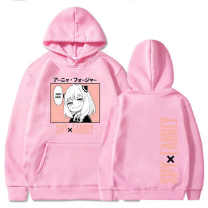 Spy x Family Hoodie Pullover Sweatshirt Japan Anime Kawaii Streetwear Tops