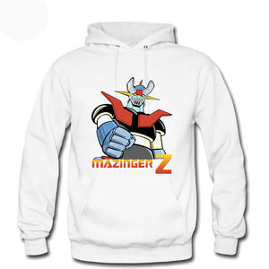 Anime Mazinger Z Vintage Sweatshirts Hoodies Cartoon Hip Hop Sportswear Clothing