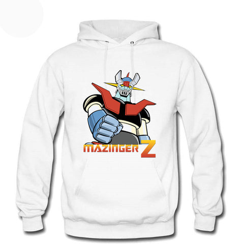 Image of Anime Mazinger Z Vintage Sweatshirts Hoodies Cartoon Hip Hop Sportswear Clothing