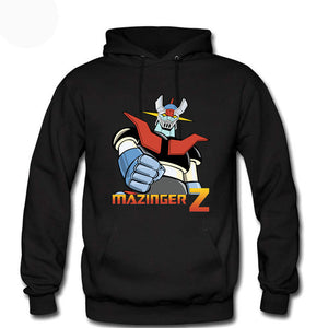 Anime Mazinger Z Vintage Sweatshirts Hoodies Cartoon Hip Hop Sportswear Clothing