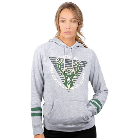 Image of NBA Basketball Team Milwaukee Bucks Fleece Pullover Hoodie