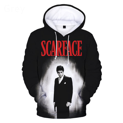 Image of Movie Scarface Tony Montana Hoodies - 3D Printed Sweatshirts