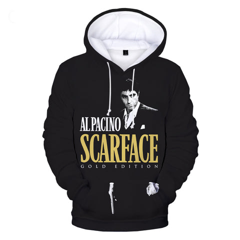 Image of Scarface Tony Montana Hoodies - Movie 3D Printed Sweatshirts