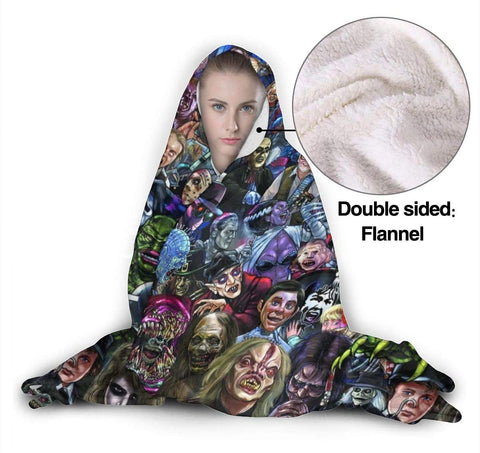 Image of Horror Michael-Myers Microfiber Bedding Fluffy Blanket