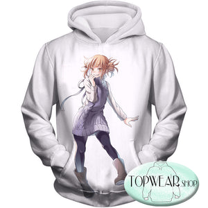 My Hero Academia Hoodies - Cute Villain Himiko Toga Zip Up Hoodie