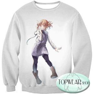 My Hero Academia Sweatshirts - Cute Villain Himiko Toga Sweatshirt