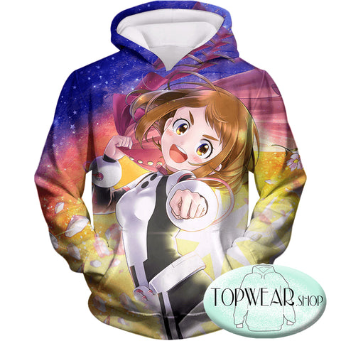 Image of My Hero Academia Sweatshirts - Cute Zero Gravity Ochaco Uraraka Sweatshirt