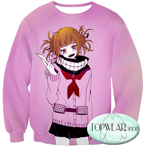 Image of My Hero Academia Hoodies - Dangerous and Cool Villain Himiko Toga Cool Pullover Hoodie
