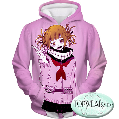 Image of My Hero Academia Hoodies - Dangerous and Cool Villain Himiko Toga Cool Pullover Hoodie