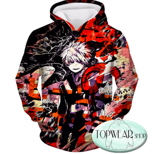 My Hero Academia Hoodies -  Bakugo Katsuki Cool Kid Awesome Anime Graphic Zip Up Hoodie