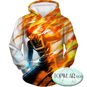 My Hero Academia Hoodies - Shoto Todoroki Half Hot Half Pullover Hoodie