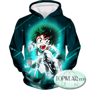 My Hero Academia Hoodies - Hero Student Izuki Midoriya Zip Up Hoodie