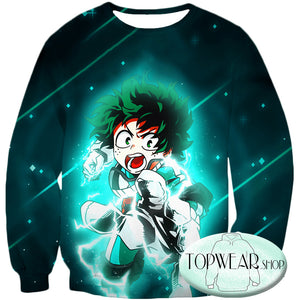 My Hero Academia Sweatshirts - Hero Student Izuki Midoriya Sweatshirt