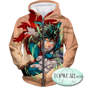 My Hero Academia Hoodies -  Incredible One for All Successor Izuki Midoriya Ultimate Hero Pullover Hoodie