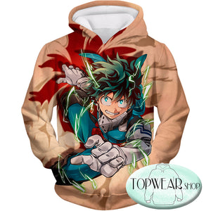 My Hero Academia Hoodies -  Incredible One for All Successor Izuki Midoriya Ultimate Hero Zip UP Hoodie