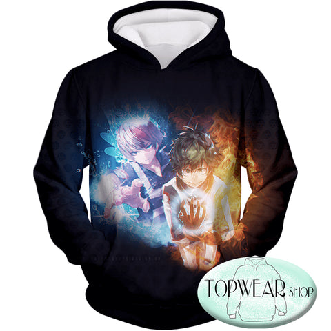 Image of My Hero Academia Hoodies - Izuki and Shoto My Hero Academia Pullover Hoodie