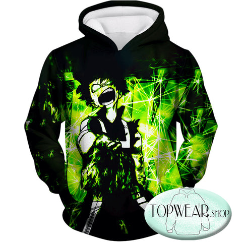 Image of My Hero Academia Hoodies -  Izuki Midoriya AKA Deku Action Pullover Hoodie