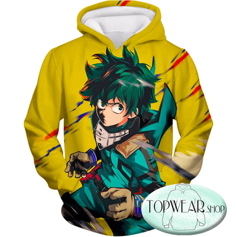Image of My Hero Academia Sweatshirts - Izuki Midoriya aka Deku Amazing Anime Sweatshirt