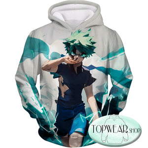My Hero Academia Hoodies - Izuki Midoriya Incredible Hero Zip Up Hoodie